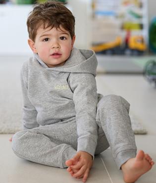 Hoodie WILD CHILD Grau 